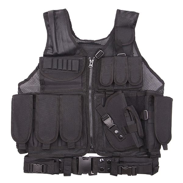 outdoor training vest camouflage live cs wild breathable security training equipment tactical mesh shirt vest, Camo;black
outdoor training vest camouflage live cs wild breathable security training equipment tactical mesh shirt vest, Camo;black
