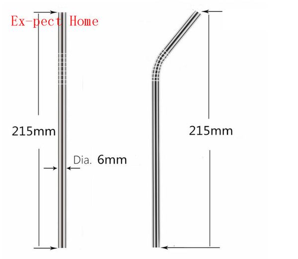 1000pcs/lot 6mm bend & straight stainless steel straw beer drinking straw fruit juice with slots thread 6*215*0.5mm
1000pcs/lot 6mm bend & straight stainless steel straw beer drinking straw fruit juice with slots thread 6*215*0.5mm