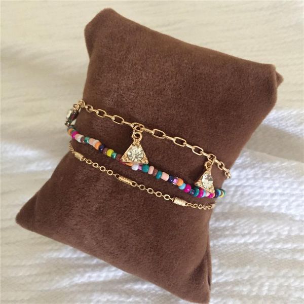new fashion pretty 3pcs/set bracelet anklet colorful bead strand/ triangle charm bracelet anklet for party wedding jewelry, Black
new fashion pretty 3pcs/set bracelet anklet colorful bead strand/ triangle charm bracelet anklet for party wedding jewelry, Black