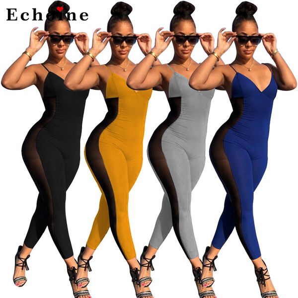 spaghetti straps jumpsuits women mesh luring transparent breathable slim-fit sports rompers patchwork long pencil pants catsuit, Black;white
spaghetti straps jumpsuits women mesh luring transparent breathable slim-fit sports rompers patchwork long pencil pants catsuit, Black;white