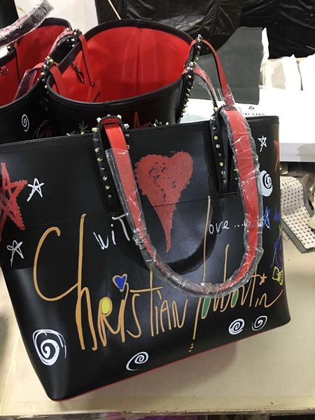 designer handbags fashion totes red bottom inside composite handbag graffiti pattern genuine leather purse bags
designer handbags fashion totes red bottom inside composite handbag graffiti pattern genuine leather purse bags
