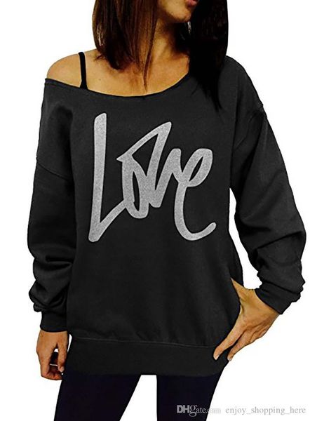 harajuku sweatshirt women love letter print pullover casual loose long sleeve off shoulder thin sweatshirts for ladies girls 10 colors, Black
harajuku sweatshirt women love letter print pullover casual loose long sleeve off shoulder thin sweatshirts for ladies girls 10 colors, Black