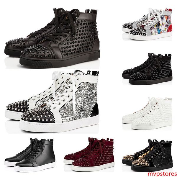 2020 designer shoes studded spikes fashion red suede leather mens womens flat bottoms luxury shoes party lovers sneakers size 36-46 with
2020 designer shoes studded spikes fashion red suede leather mens womens flat bottoms luxury shoes party lovers sneakers size 36-46 with