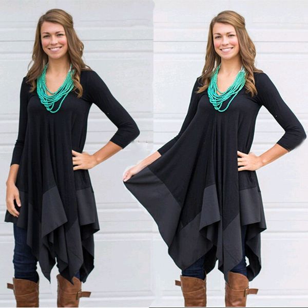 high street women lady dresses spring fall casual long sleeve asymmetric hem fashion losse brief casual party bandage dresses, Black;gray
high street women lady dresses spring fall casual long sleeve asymmetric hem fashion losse brief casual party bandage dresses, Black;gray
