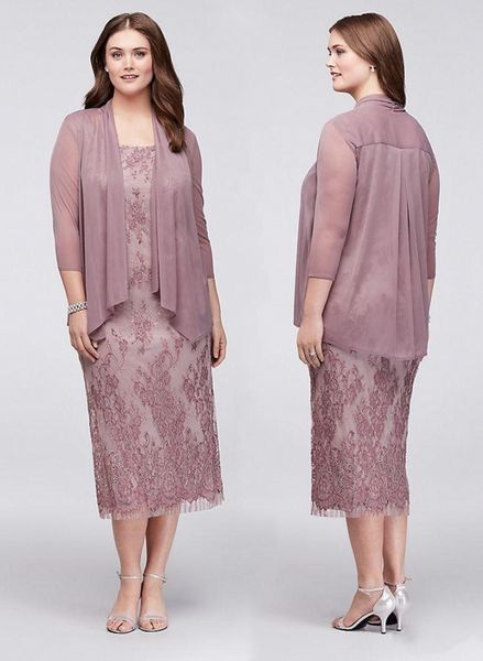 tea length mother of the groom dresses with jacket scoop neck 3/4 sleeve full lace prom wear plus size short party gowns, Black;red
tea length mother of the groom dresses with jacket scoop neck 3/4 sleeve full lace prom wear plus size short party gowns, Black;red