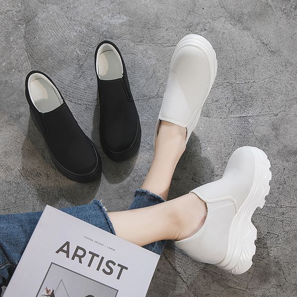 wenzhou women's shoes slope with inside increase breathable single shoe round head lazy shoes leisure joker small white, Black
wenzhou women's shoes slope with inside increase breathable single shoe round head lazy shoes leisure joker small white, Black