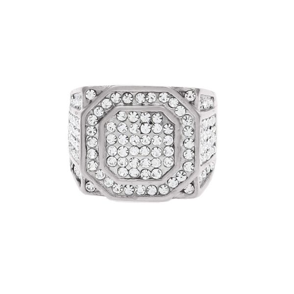 color retaining big geometric exaggerate hip hop titanium stainless steel domineering man cz diamond ring crystal silver men's ring, Golden;silver
color retaining big geometric exaggerate hip hop titanium stainless steel domineering man cz diamond ring crystal silver men's ring, Golden;silver