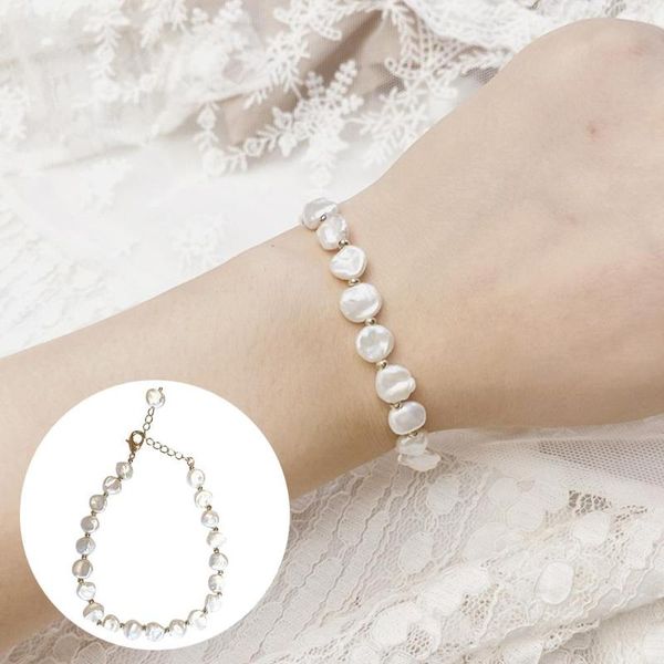 2020 новый модный дизайн женщины барокко поддельный pearl шарм регулируемый цепи браслет luxury wedding партия подарка ювелирных изделий, Black
2020 новый модный дизайн женщины барокко поддельный pearl шарм регулируемый цепи браслет luxury wedding партия подарка ювелирных изделий, Black