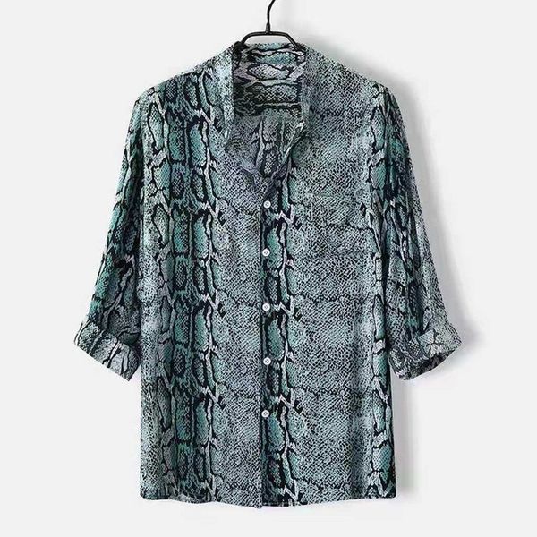 ropa de hombre 2020 spring new shirt men's shirt fashion leopard print stand collar men's, White;black
ropa de hombre 2020 spring new shirt men's shirt fashion leopard print stand collar men's, White;black