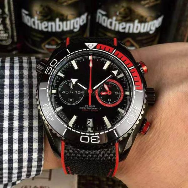 men mens ceramic bezel planet 600m chrongraph volvo ocean race watch vk quarz movement black case rubber watches wristwatches, Slivery;brown
men mens ceramic bezel planet 600m chrongraph volvo ocean race watch vk quarz movement black case rubber watches wristwatches, Slivery;brown