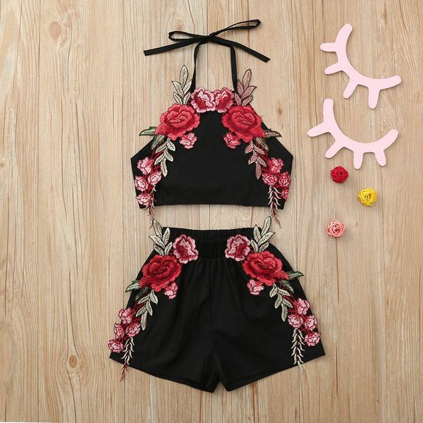infant baby girl clothing sleeveless embroidery floral halter boob tube +shorts outfits set kids girls prairie chic clothes, White
infant baby girl clothing sleeveless embroidery floral halter boob tube +shorts outfits set kids girls prairie chic clothes, White