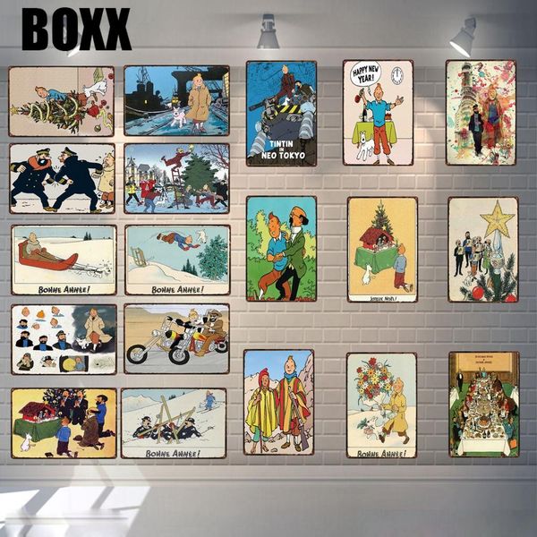 2020 merry christmas bonne anne tintin movie cartoon books metal sign shabby chic unique gift plates for wall art home kids room deco
2020 merry christmas bonne anne tintin movie cartoon books metal sign shabby chic unique gift plates for wall art home kids room deco