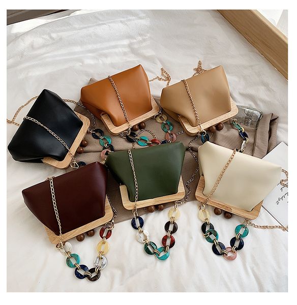 women bag chains wooden handle pu flap casual solid hasp shoulder bags handbag euro-america style handbag phone bag
women bag chains wooden handle pu flap casual solid hasp shoulder bags handbag euro-america style handbag phone bag