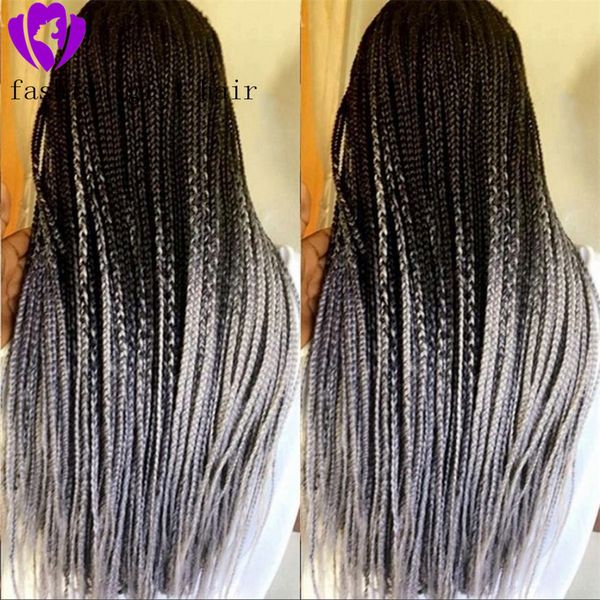 synthetic lace front wigs black ombre grey for black woman box braids wig high temperature fiber cosplay party wig, Black;brown
synthetic lace front wigs black ombre grey for black woman box braids wig high temperature fiber cosplay party wig, Black;brown