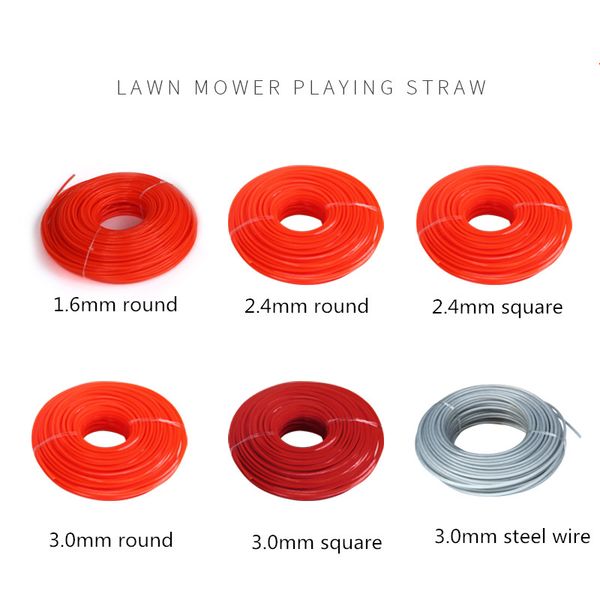 2.4mm 450g nylon trimmer line garden tools cord wire round string steel brush grass cutter trimmer lines gardening tool
2.4mm 450g nylon trimmer line garden tools cord wire round string steel brush grass cutter trimmer lines gardening tool