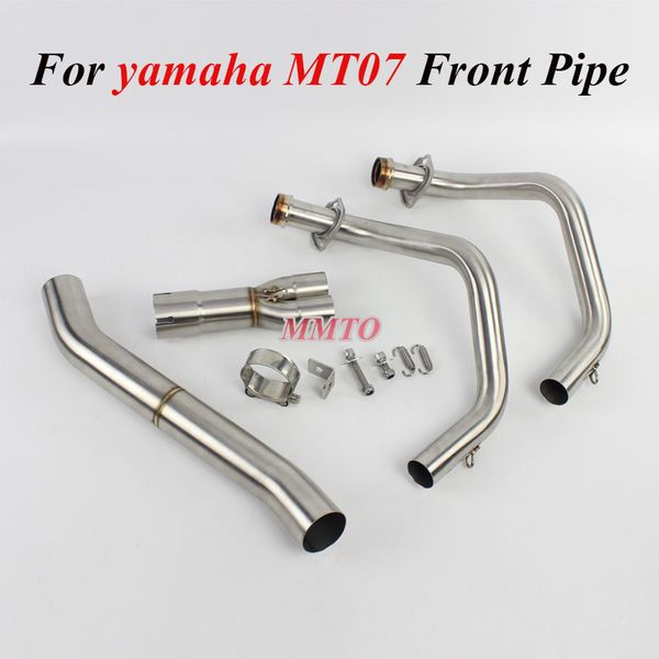 for yzf mt07 front pipe motorcycle exhaust muffler modified systems slip on muffler exhaust mt-07 2014 2020 2020 fz07
for yzf mt07 front pipe motorcycle exhaust muffler modified systems slip on muffler exhaust mt-07 2014 2020 2020 fz07