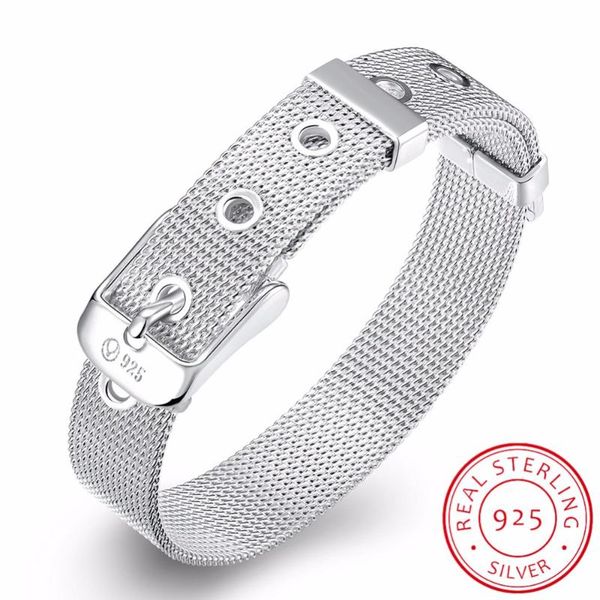 lekani fine jewelry 925 sterling silver 10mm mesh watch belt chians adjustable bracelet bangle bracciali bileklik pulseras prata, Golden;silver 
lekani fine jewelry 925 sterling silver 10mm mesh watch belt chians adjustable bracelet bangle bracciali bileklik pulseras prata, Golden;silver