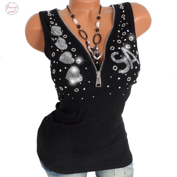 ladies women drill party polyester zipper sleeveless vest tank blouse ladies streetwear tank et chemisier femme, White
ladies women drill party polyester zipper sleeveless vest tank blouse ladies streetwear tank et chemisier femme, White