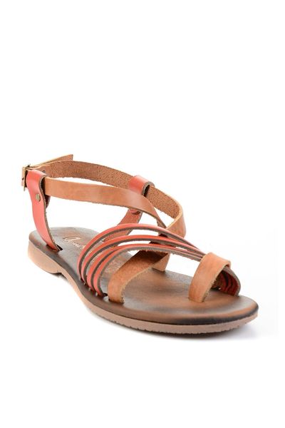 bambi genuine leather female sandals h06851623, Black