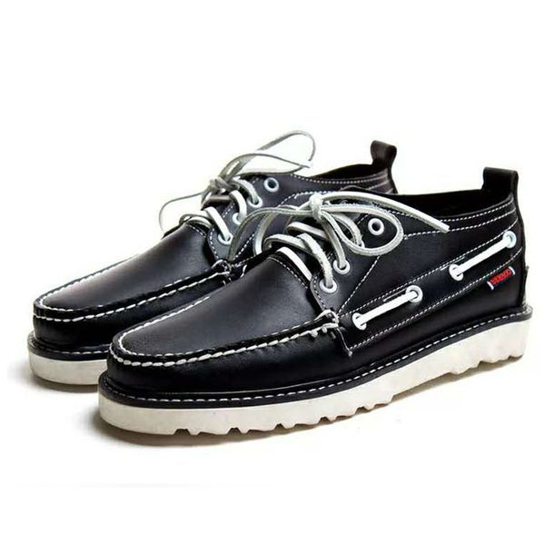 mens casual genuine leather docksides deck lace up moccain boat loafers shoes driving fashion moccasins england flats 46, Black
mens casual genuine leather docksides deck lace up moccain boat loafers shoes driving fashion moccasins england flats 46, Black