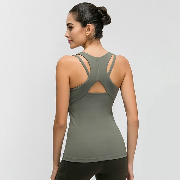 cotton feel built-in bra sport gym athletic vest women cross straps stretchy gym fitness tank yoga sleeveless shirts, White;red
cotton feel built-in bra sport gym athletic vest women cross straps stretchy gym fitness tank yoga sleeveless shirts, White;red