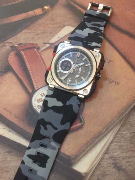 bellross outdoor aviation skeleton dial mens watches square stainless steel case quartz chrono 46mm man watch with camouflage rubber strap, Slivery;brown
bellross outdoor aviation skeleton dial mens watches square stainless steel case quartz chrono 46mm man watch with camouflage rubber strap, Slivery;brown