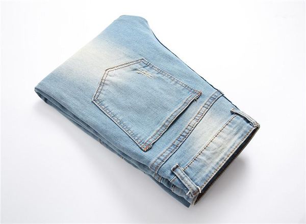 blue straight trousers men modern slim long distrressed jeans fashion male clothing designer fold light
blue straight trousers men modern slim long distrressed jeans fashion male clothing designer fold light