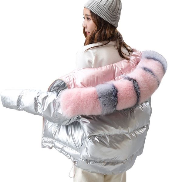 winter down jacket women 2018 new double-sided wear bright face big fur collar white duck feather light and thin coat hj138, Black
winter down jacket women 2018 new double-sided wear bright face big fur collar white duck feather light and thin coat hj138, Black