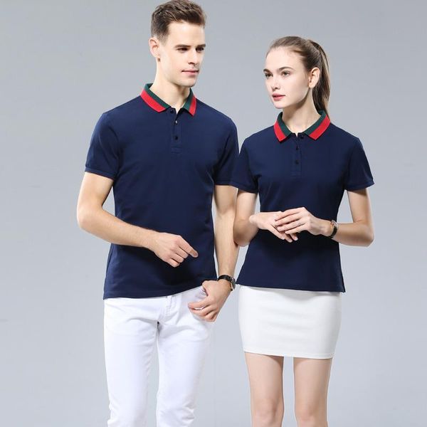 half sleeve blue sd chongfu 899014new mercerized cotton striped collar short-sleeved polo shirt men and women youth lapel polo shirt, Black
half sleeve blue sd chongfu 899014new mercerized cotton striped collar short-sleeved polo shirt men and women youth lapel polo shirt, Black
