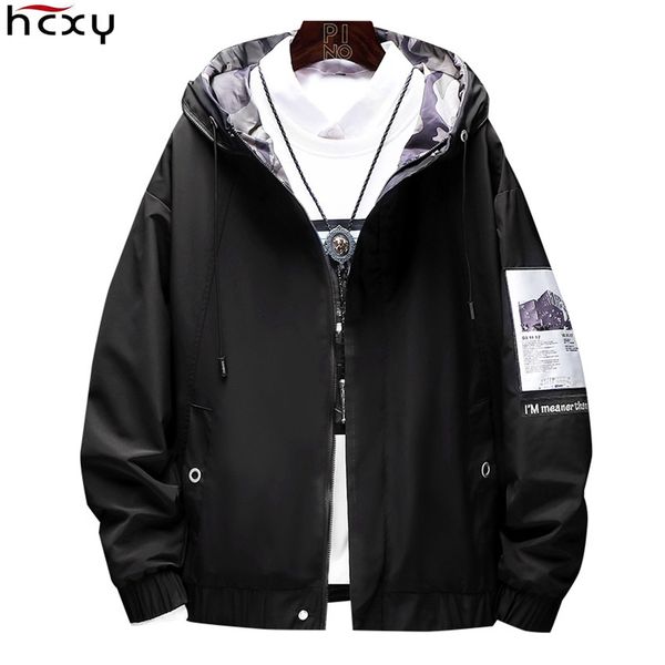 hcxy 2019 men's hooded jackets coats autumn spring men clothes outwear coat jacket male windproof zipper standing colloar, Black;brown
hcxy 2019 men's hooded jackets coats autumn spring men clothes outwear coat jacket male windproof zipper standing colloar, Black;brown