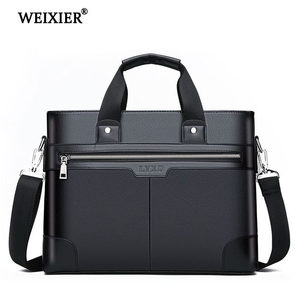 weixier men pu leather shoulder fashion business bags handbags black bag men for document leather lapbriefcases bag t200102
weixier men pu leather shoulder fashion business bags handbags black bag men for document leather lapbriefcases bag t200102