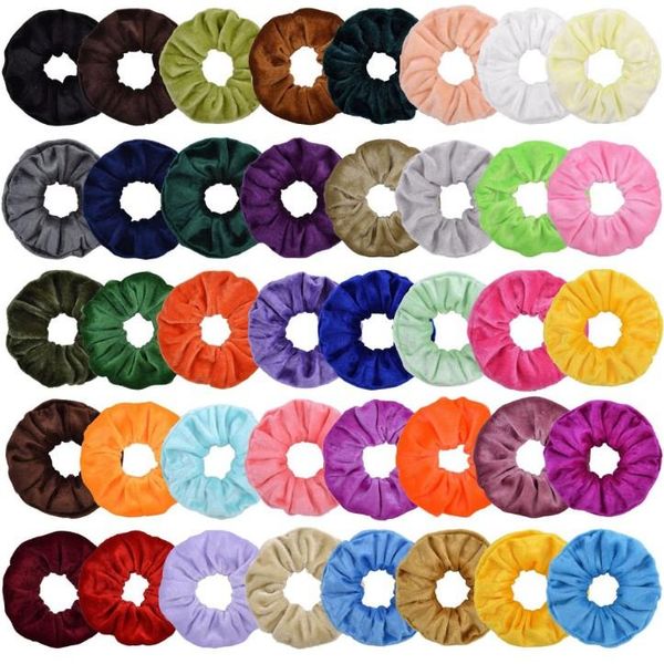 40 colors girls ins elastic velvet fahion hairbands american style kids hair accessories kids cotton fabric scrunchy hair holder, Slivery;white 
40 colors girls ins elastic velvet fahion hairbands american style kids hair accessories kids cotton fabric scrunchy hair holder, Slivery;white