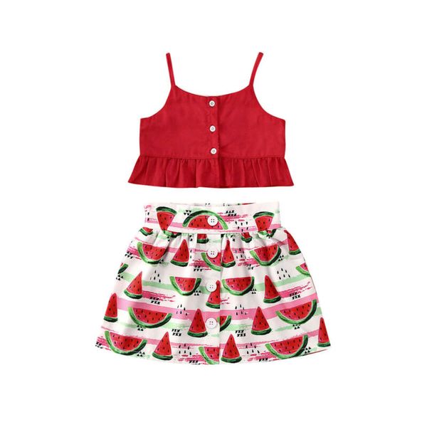 sweet kids baby girls sets children girl clothes sling ruffle camis watermelon print skirt 2pcs summer girl clothes 1-5y, White
sweet kids baby girls sets children girl clothes sling ruffle camis watermelon print skirt 2pcs summer girl clothes 1-5y, White