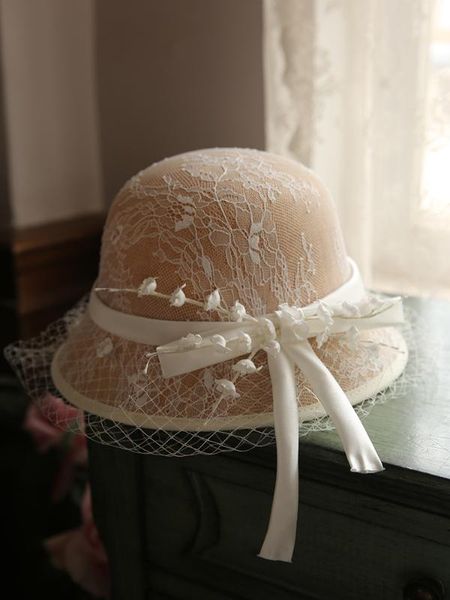 2020 royal cocktail party women lace veil fedora cap spring summer bride wedding lolita p shoot bow bucket hat headwear, Blue;gray
2020 royal cocktail party women lace veil fedora cap spring summer bride wedding lolita p shoot bow bucket hat headwear, Blue;gray