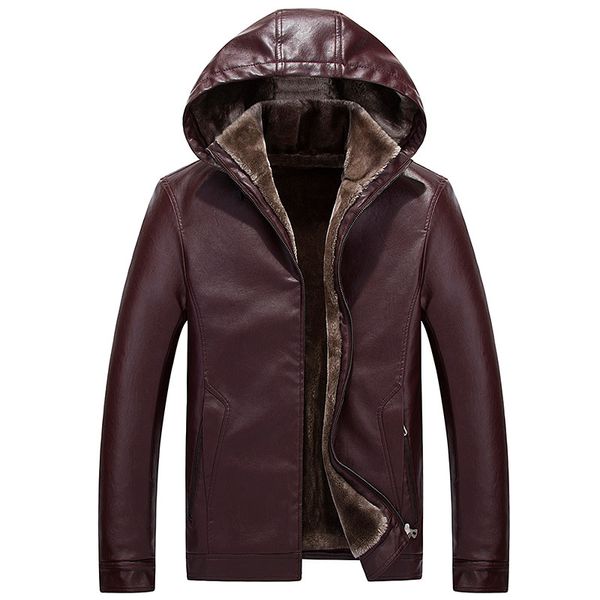 2019 winter wram fleece leather jacket men faux fur coats new thick casual male hooded leather jackets clothing,1118, Black
2019 winter wram fleece leather jacket men faux fur coats new thick casual male hooded leather jackets clothing,1118, Black
