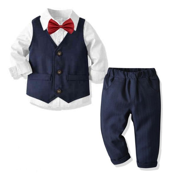infant child formal suit school dress for wedding boy costume 4 piece costume plaid shirt vest vest blazer cotton baby suit, White
infant child formal suit school dress for wedding boy costume 4 piece costume plaid shirt vest vest blazer cotton baby suit, White