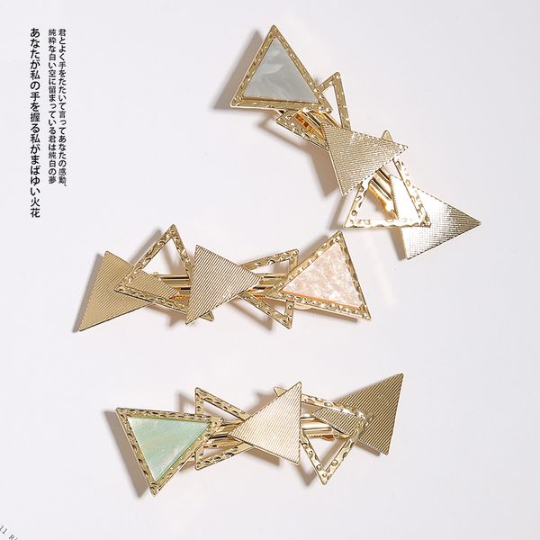 woman geometric hair clip headwear acetic acid plate clip with alloy semi-clip hair accessories
woman geometric hair clip headwear acetic acid plate clip with alloy semi-clip hair accessories