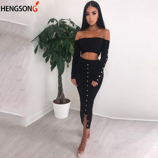 spring autumn women set 2018 casual pit skirt women off shoulder short crop high waist split skirt two-piece female set, Gray
spring autumn women set 2018 casual pit skirt women off shoulder short crop high waist split skirt two-piece female set, Gray