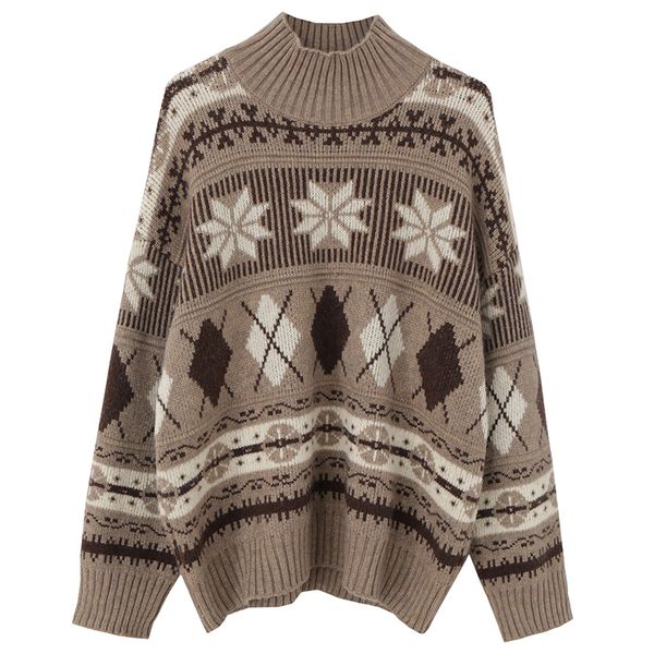 vintage pullover knitted sweater women winter autumn loose warm half turtleneck long sleeve loose oversized sweater knitwear, White;black
vintage pullover knitted sweater women winter autumn loose warm half turtleneck long sleeve loose oversized sweater knitwear, White;black