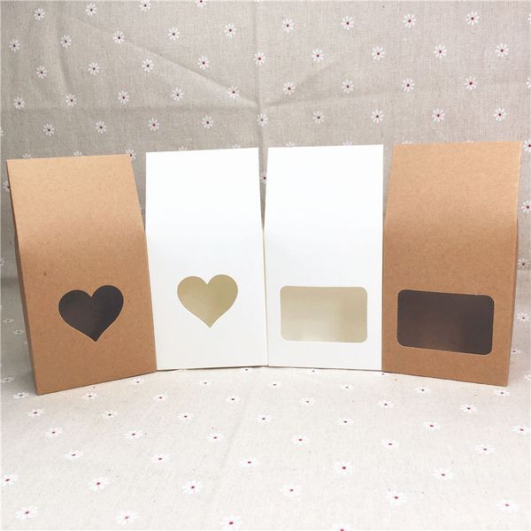 12pcs/lot diy white brown standing kraft paper bags boxes for bread cake paper handcraft with pvc heart square window bags boxes
12pcs/lot diy white brown standing kraft paper bags boxes for bread cake paper handcraft with pvc heart square window bags boxes