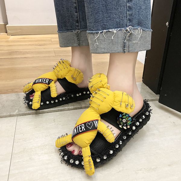 women shoes summer female slippers fluffy cartoon doll fashion slipper comfortable platform slipper female bear breath flip flop, Black
women shoes summer female slippers fluffy cartoon doll fashion slipper comfortable platform slipper female bear breath flip flop, Black