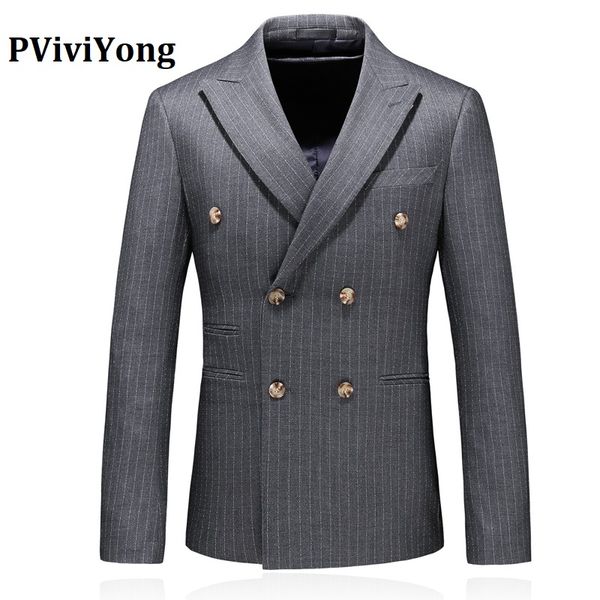 men's suits & blazers pviviyong brand 2021 suit jacket, business suit,double-breasted blazer men coat plus-size s-5xl, White;black 
men's suits & blazers pviviyong brand 2021 suit jacket, business suit,double-breasted blazer men coat plus-size s-5xl, White;black