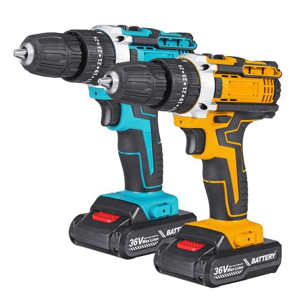 36v electric drill 25 torque cordless screwdriver impact drill 20000mah lithium battery cordless screwdriver power tools
36v electric drill 25 torque cordless screwdriver impact drill 20000mah lithium battery cordless screwdriver power tools