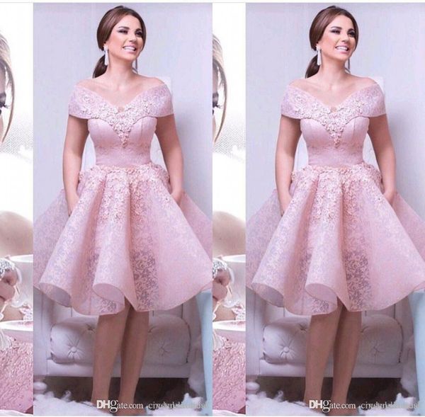 new pink cocktail dresses off shoulder lace appliques off shoulder short knee length party formal prom dresses homecoming gowns, Black
new pink cocktail dresses off shoulder lace appliques off shoulder short knee length party formal prom dresses homecoming gowns, Black