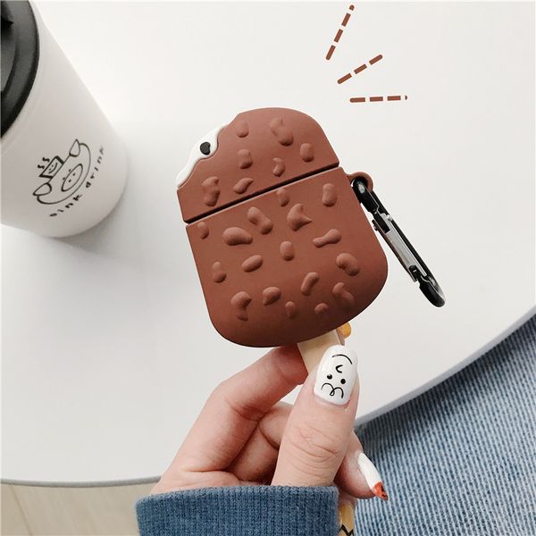 for apple airpods 1 2 case cover cute chocolate icecream designer cartoon bluetooth headphone protection soft silicone case
for apple airpods 1 2 case cover cute chocolate icecream designer cartoon bluetooth headphone protection soft silicone case