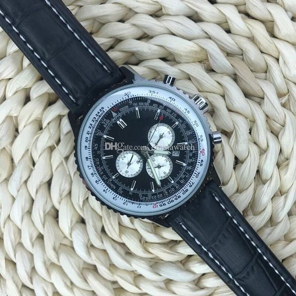 luxury watch men 1884 46mm automatic machinery self-wind sweeping movement all sub dials working with buttons leather strap no b, Slivery;brown
luxury watch men 1884 46mm automatic machinery self-wind sweeping movement all sub dials working with buttons leather strap no b, Slivery;brown