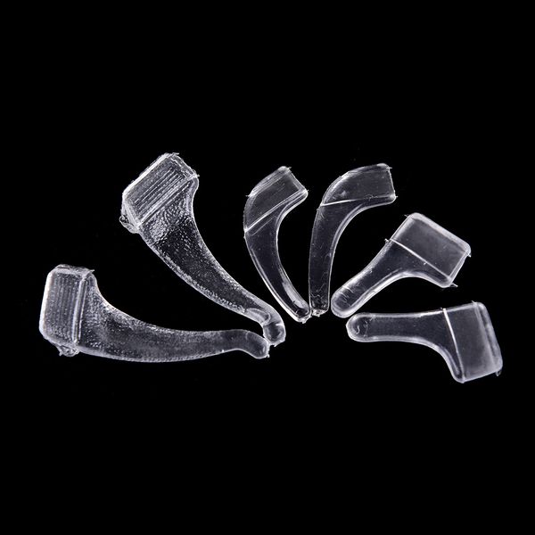 10 pairs soft clear transparent anti slip silicone ear hooks temple tip holder eye glasses accessories, Silver
10 pairs soft clear transparent anti slip silicone ear hooks temple tip holder eye glasses accessories, Silver