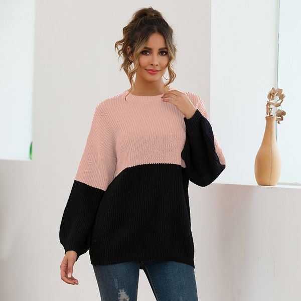 knitting pullover sweater women clothes winter 2019 fall fashion loose sweater plus size patchwork jumper runway vd3102, White;black
knitting pullover sweater women clothes winter 2019 fall fashion loose sweater plus size patchwork jumper runway vd3102, White;black