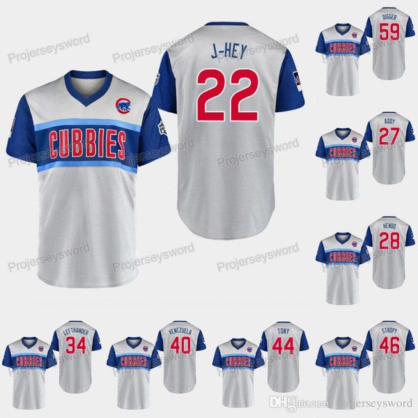 Mens Chicago Jason Heyward 2019 Little League Classic Cubs Jersey Addison Russell Kyle Hendricks Jon Lester Willson Contreras Pedro Strop
