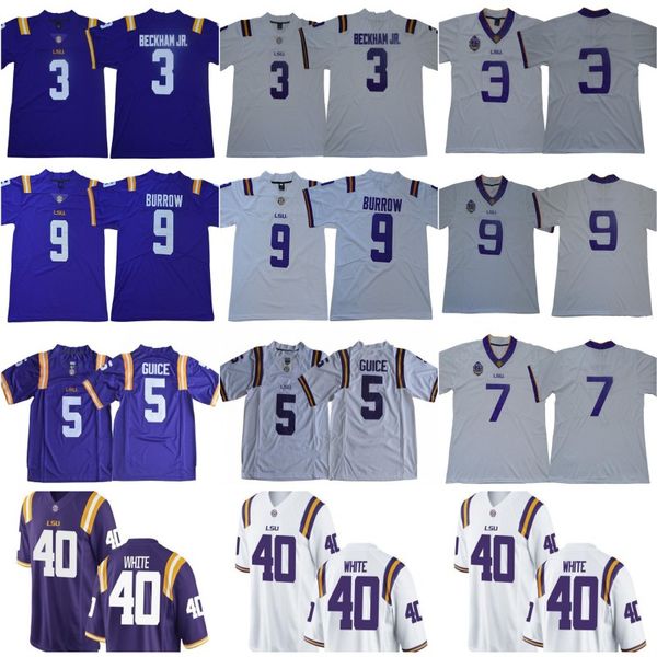 ncaa lsu tigers 3 odell beckham jr. 7 leonard fournette 5 derrius guice 9 joe burrow 40 devin white 125th season college football jersey, Black;red
ncaa lsu tigers 3 odell beckham jr. 7 leonard fournette 5 derrius guice 9 joe burrow 40 devin white 125th season college football jersey, Black;red